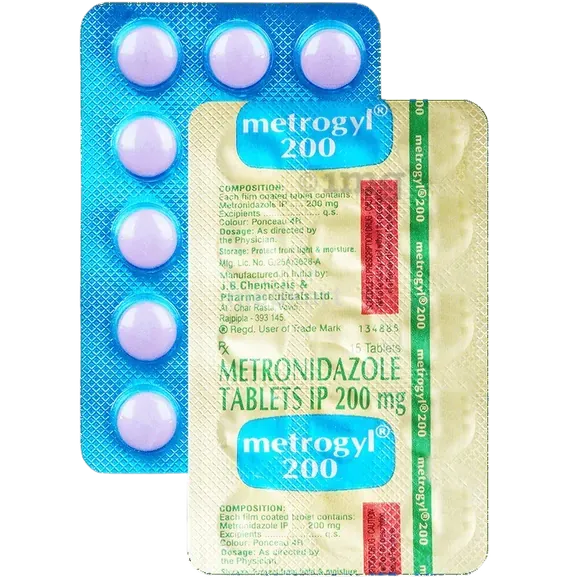 metrogyl 200mg tablet 15's